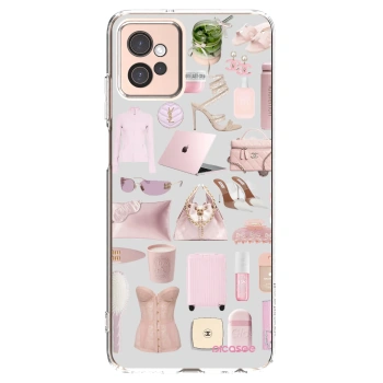 Picasee Motorola Moto G32 Hülle - Transparentes Silikon - Glam Babe