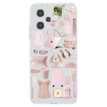 Picasee Xiaomi Redmi Note 12 5G Hülle - Transparentes Silikon - Glam Babe