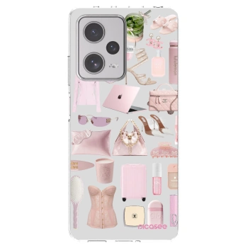 Picasee Xiaomi Redmi Note 12 Pro+ 5G Hülle - Transparentes Silikon - Glam Babe
