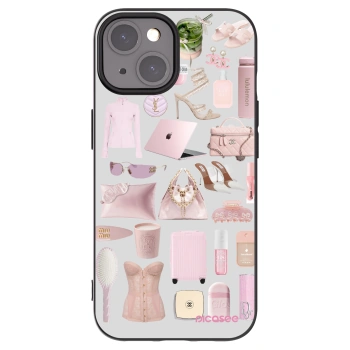 Picasee Apple iPhone 15 Hülle - Schwarzes Silikon - Glam Babe