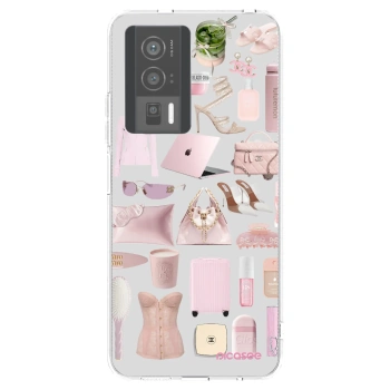 Picasee Xiaomi Poco F5 Pro 5G Hülle - Transparentes Silikon - Glam Babe