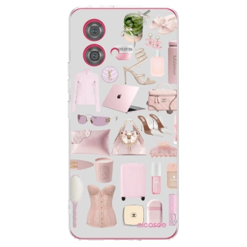 Picasee Motorola Moto G84 5G Hülle - Transparentes Silikon - Glam Babe