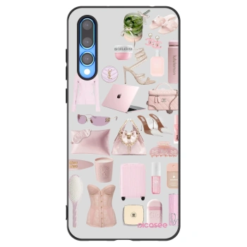 Picasee Huawei P20 Pro Hülle - Schwarzes Silikon - Glam Babe