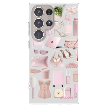 Picasee Samsung Galaxy S24 Ultra S928B 5G Hülle - Transparentes Silikon - Glam Babe