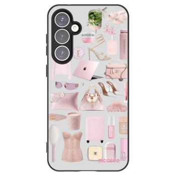 Picasee Samsung Galaxy S23 FE S711B Hülle - Schwarzes Silikon - Glam Babe