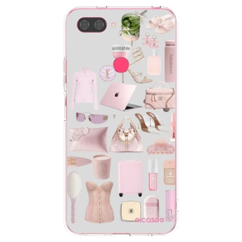 Picasee Xiaomi Mi 8 Lite Hülle - Transparentes Silikon - Glam Babe