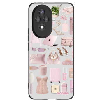 Picasee Honor 200 Pro 5G Hülle - Schwarzes Silikon - Glam Babe