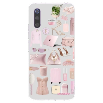 Picasee Xiaomi Mi 9 Hülle - Transparentes Silikon - Glam Babe