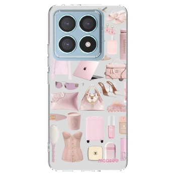 Picasee Xiaomi 14T Pro Hülle - Transparentes Silikon - Glam Babe