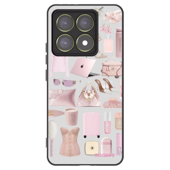 Picasee Xiaomi 14T Hülle - Schwarzes Silikon - Glam Babe