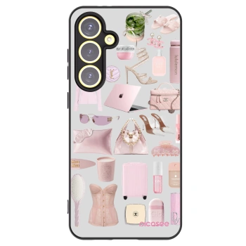 Picasee Samsung Galaxy S24 FE S721B Hülle - Schwarzes Silikon - Glam Babe