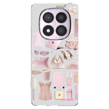 Picasee Xiaomi Redmi Note 14 Pro 5G Hülle - Transparentes Silikon - Glam Babe