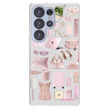 Picasee Samsung Galaxy S25 Ultra 5G Hülle - Transparentes Silikon - Glam Babe