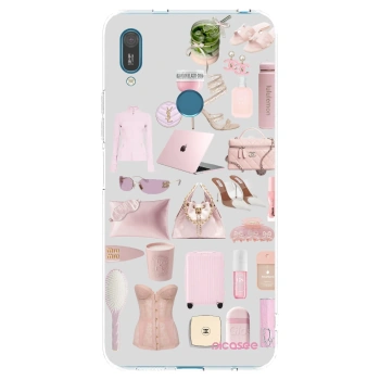 Picasee Huawei Y7 2019 Hülle - Transparentes Silikon - Glam Babe