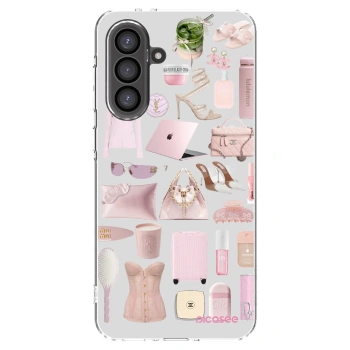 Picasee Samsung Galaxy A56 5G A566B Hülle - Transparentes Silikon - Glam Babe