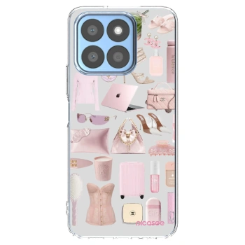 Picasee Honor X8c Hülle - Transparentes Silikon - Glam Babe