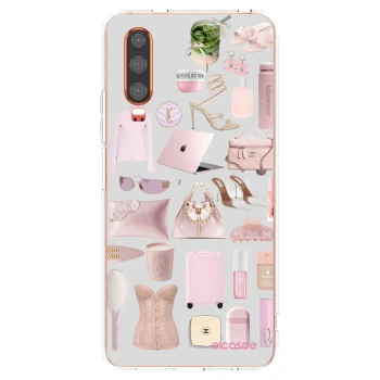 Picasee Huawei P30 Hülle - Transparentes Silikon - Glam Babe