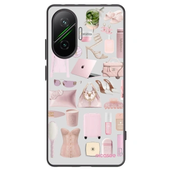 Picasee Xiaomi Poco F7 Pro 5G Hülle - Schwarzes Silikon - Glam Babe