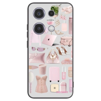 Picasee Xiaomi Redmi Note 14S Hülle - Schwarzes Silikon - Glam Babe