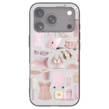 Picasee Apple iPhone 17 Pro Hülle - Schwarzes Silikon - Glam Babe