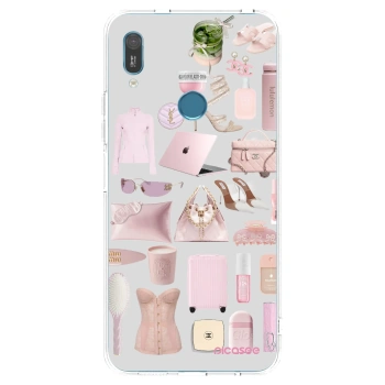 Picasee Huawei Y6 2019 Hülle - Transparentes Silikon - Glam Babe