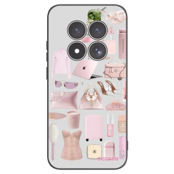 Picasee Xiaomi Redmi Note 15 Pro 4G Hülle - Schwarzes Silikon - Glam Babe
