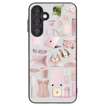 Picasee Samsung Galaxy A16 4G Hülle - Schwarzes Silikon - Glam Babe