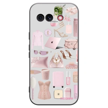 Picasee Google Pixel 10a Hülle - Schwarzes Silikon - Glam Babe