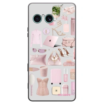 Picasee Sony Xperia 10 VII Hülle - Schwarzes Silikon - Glam Babe