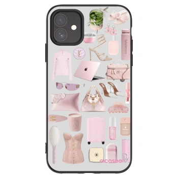 Picasee Apple iPhone 11 Hülle - Schwarzes Silikon - Glam Babe