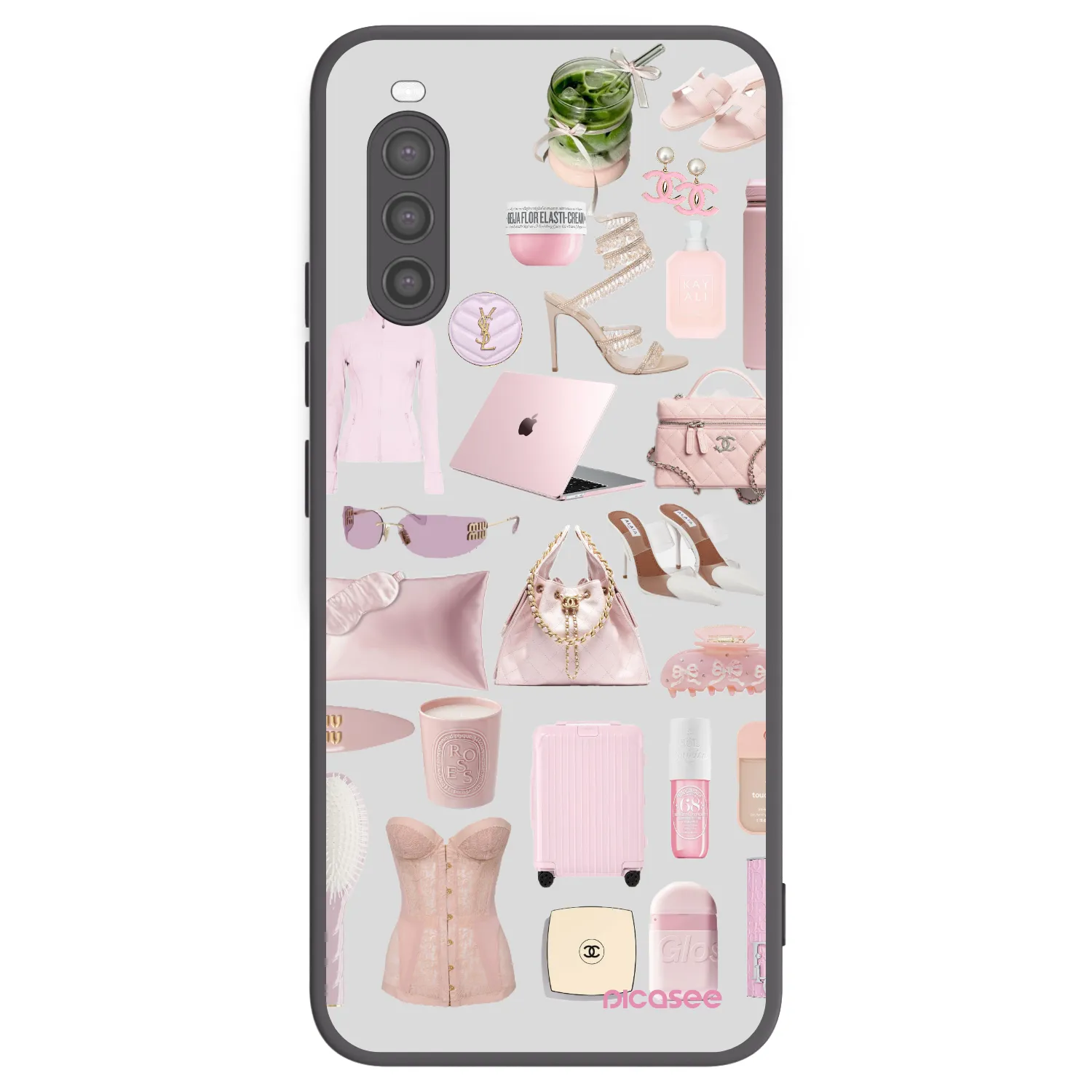 Picasee Sony Xperia 10 II Hülle - Schwarzes Silikon - Glam Babe