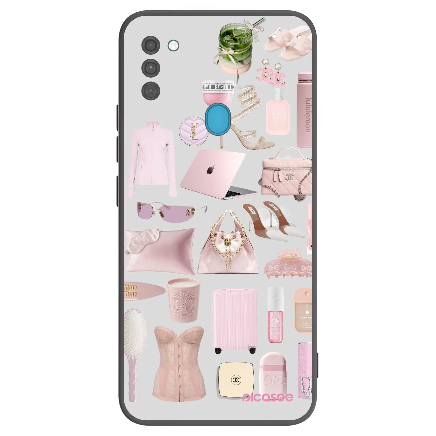 Picasee Samsung Galaxy M11 Hülle - Schwarzes Silikon - Glam Babe
