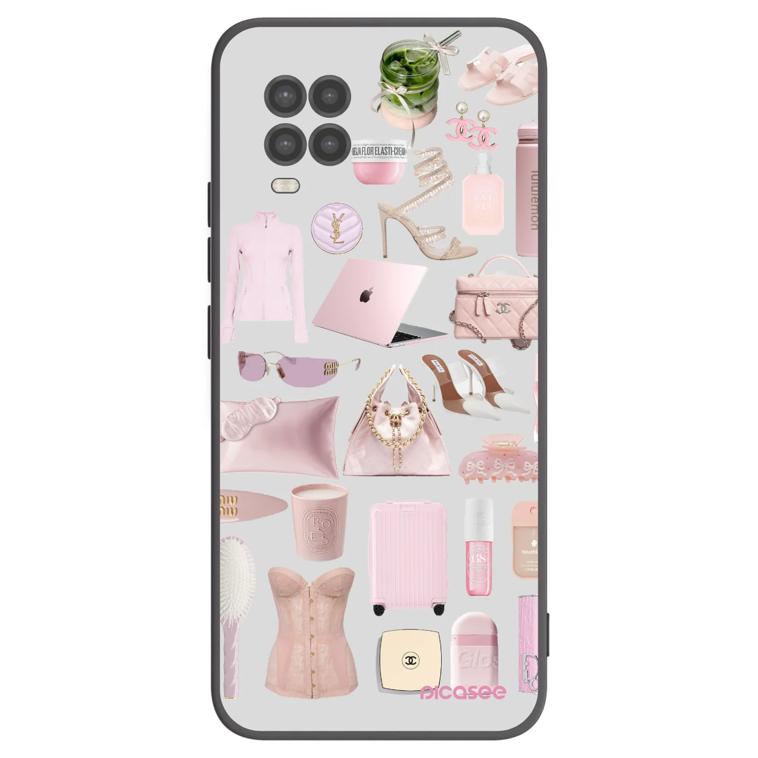 Picasee Xiaomi Mi 10 Lite Hülle - Schwarzes Silikon - Glam Babe