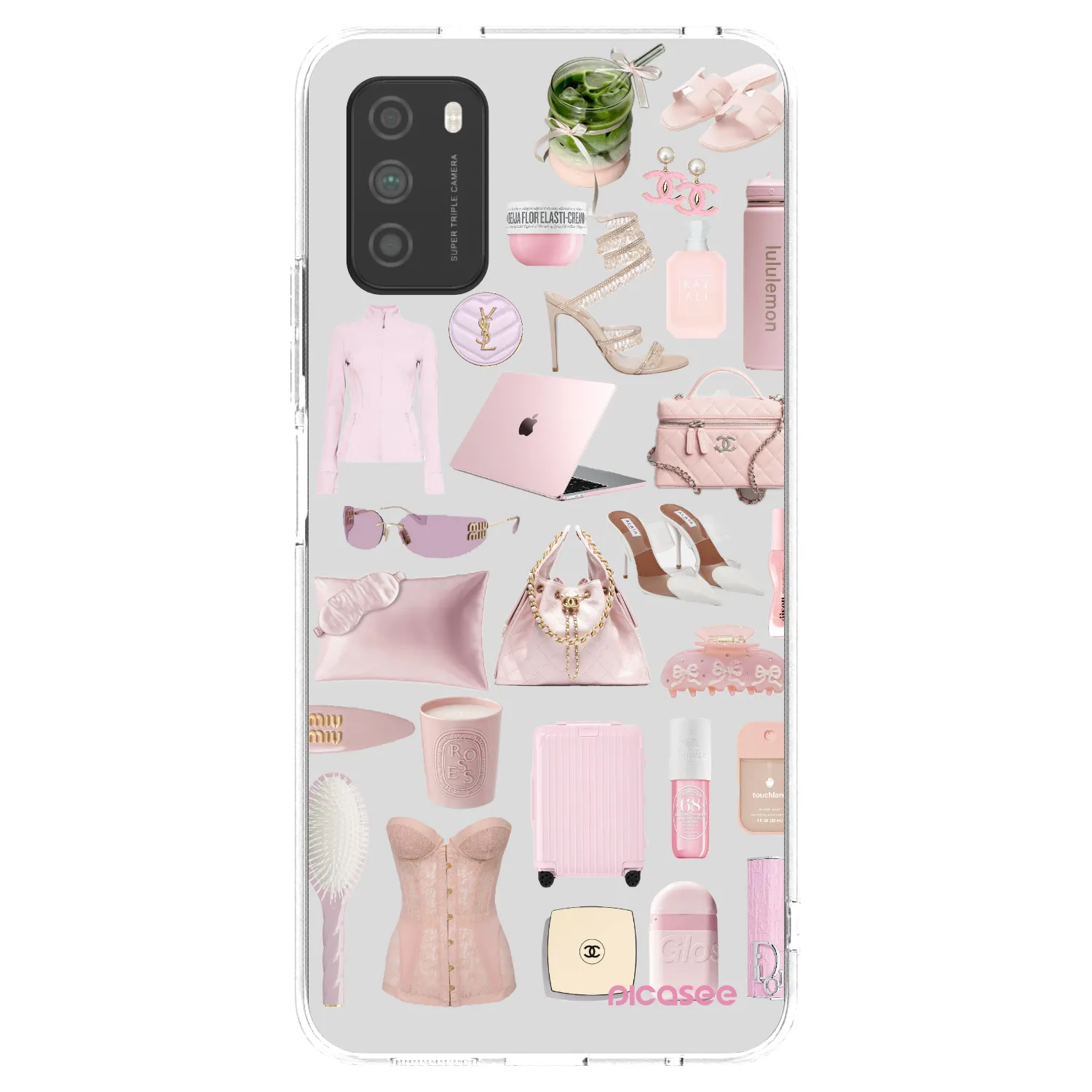 Picasee Xiaomi Poco M3 Hülle - Transparentes Silikon - Glam Babe