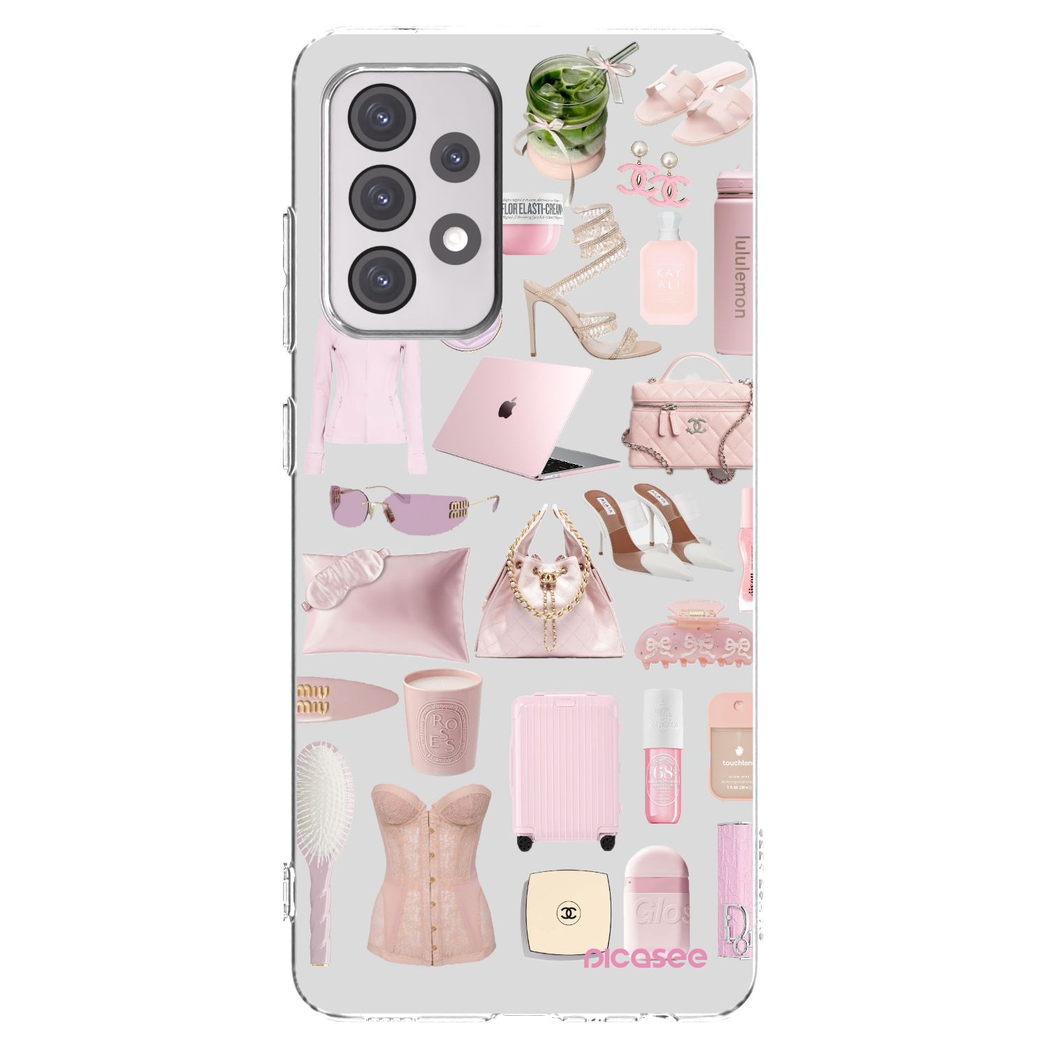 Picasee Samsung Galaxy A52 5G A525F Hülle - Transparentes Silikon - Glam Babe
