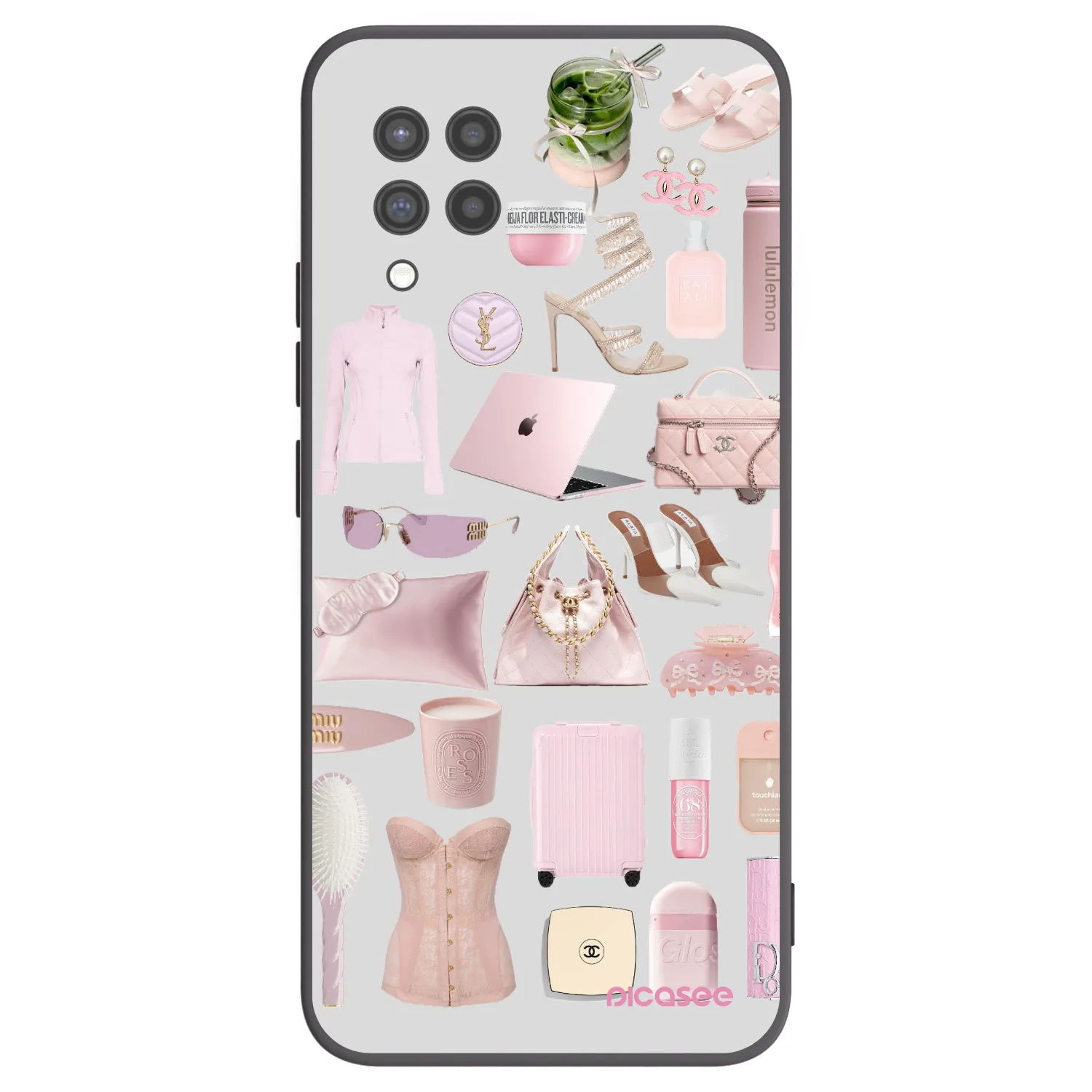 Picasee Samsung Galaxy A42 A426B Hülle - Schwarzes Silikon - Glam Babe