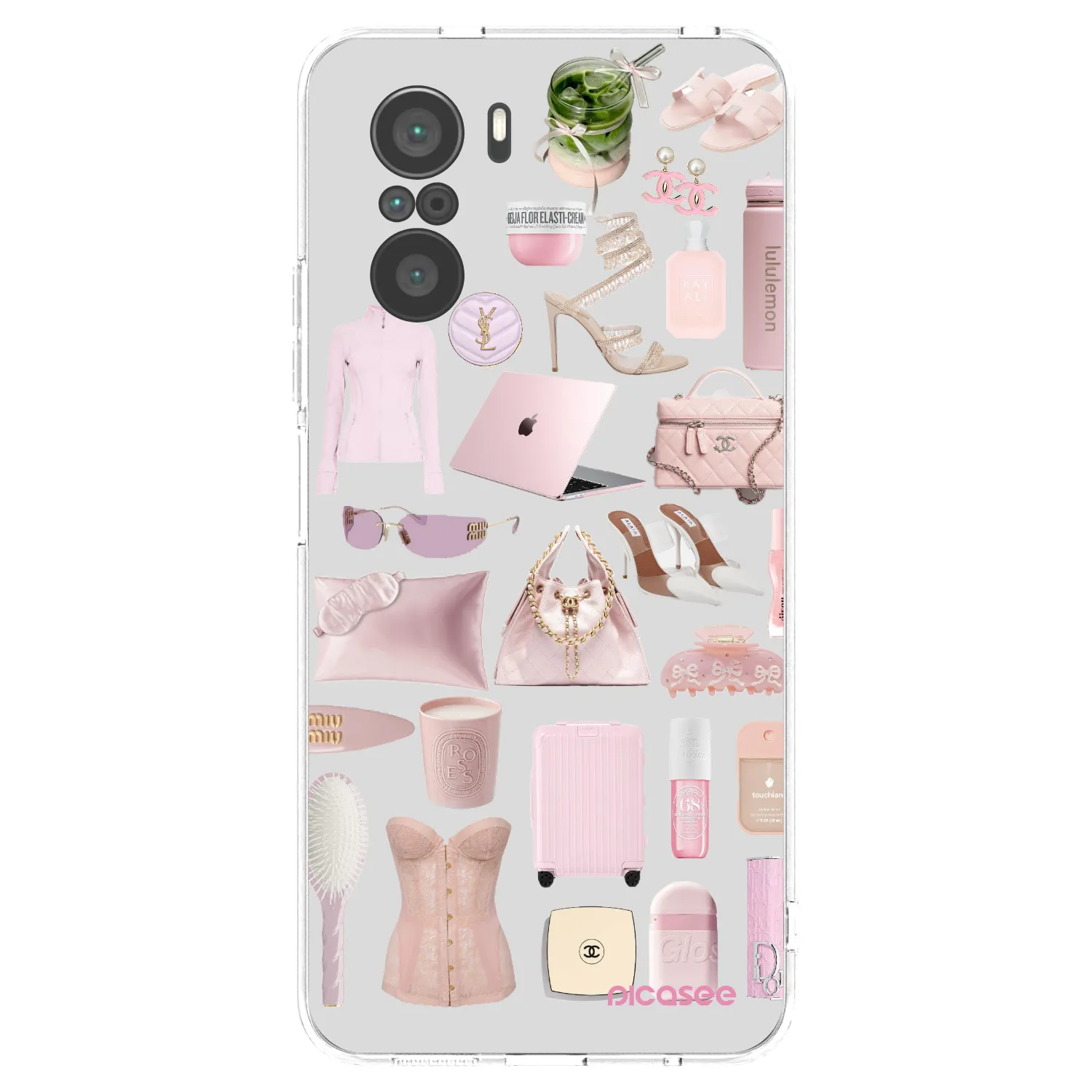 Picasee Xiaomi Poco F3 Hülle - Transparentes Silikon - Glam Babe