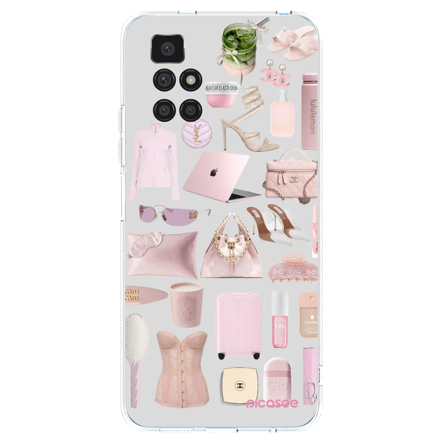 Picasee Xiaomi Redmi 10 Hülle - Transparentes Silikon - Glam Babe