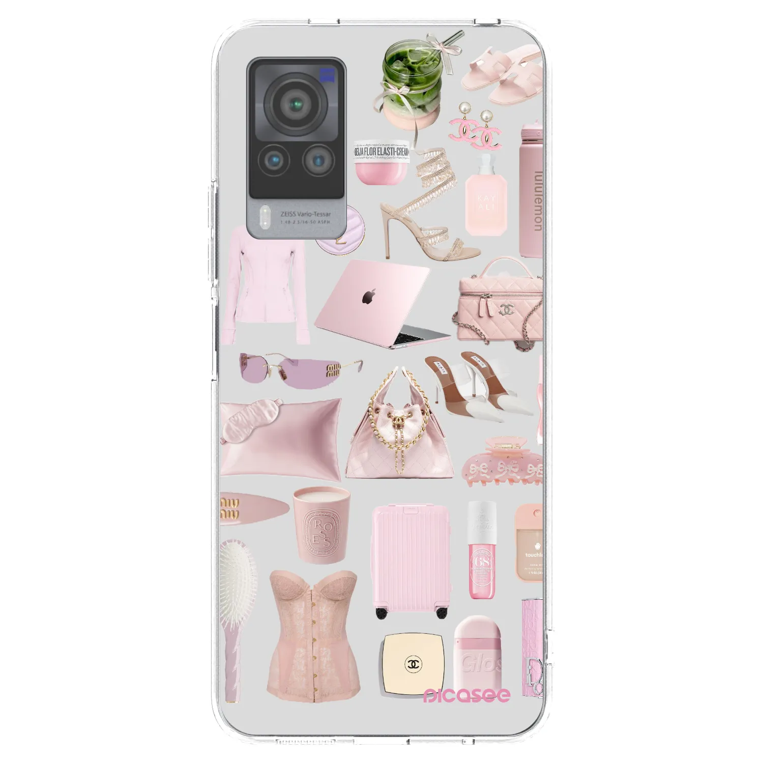 Picasee Vivo X60 Pro 5G Hülle - Transparentes Silikon - Glam Babe