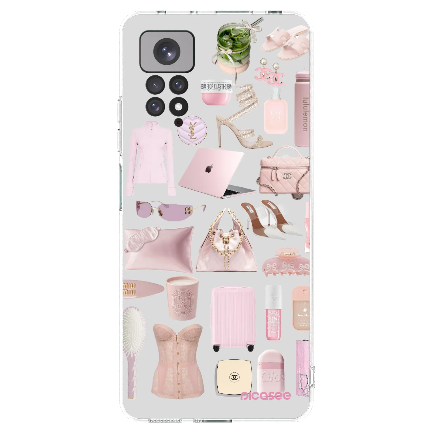 Picasee Xiaomi Redmi Note 11S 4G Hülle - Transparentes Silikon - Glam Babe