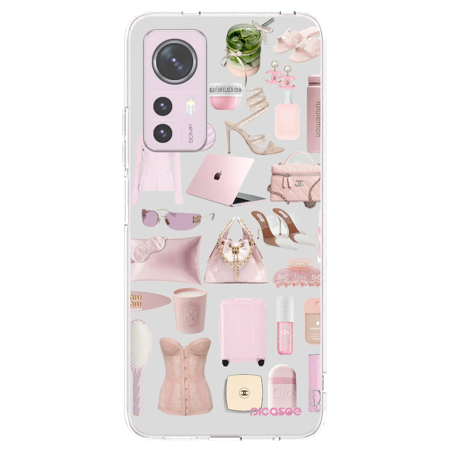 Picasee Xiaomi 12 Hülle - Transparentes Silikon - Glam Babe