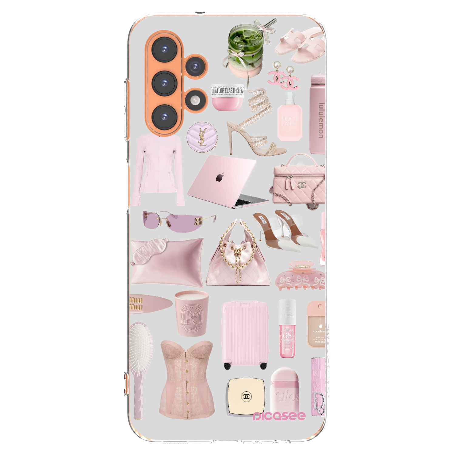 Picasee Samsung Galaxy A13 4G A135 Hülle - Transparentes Silikon - Glam Babe