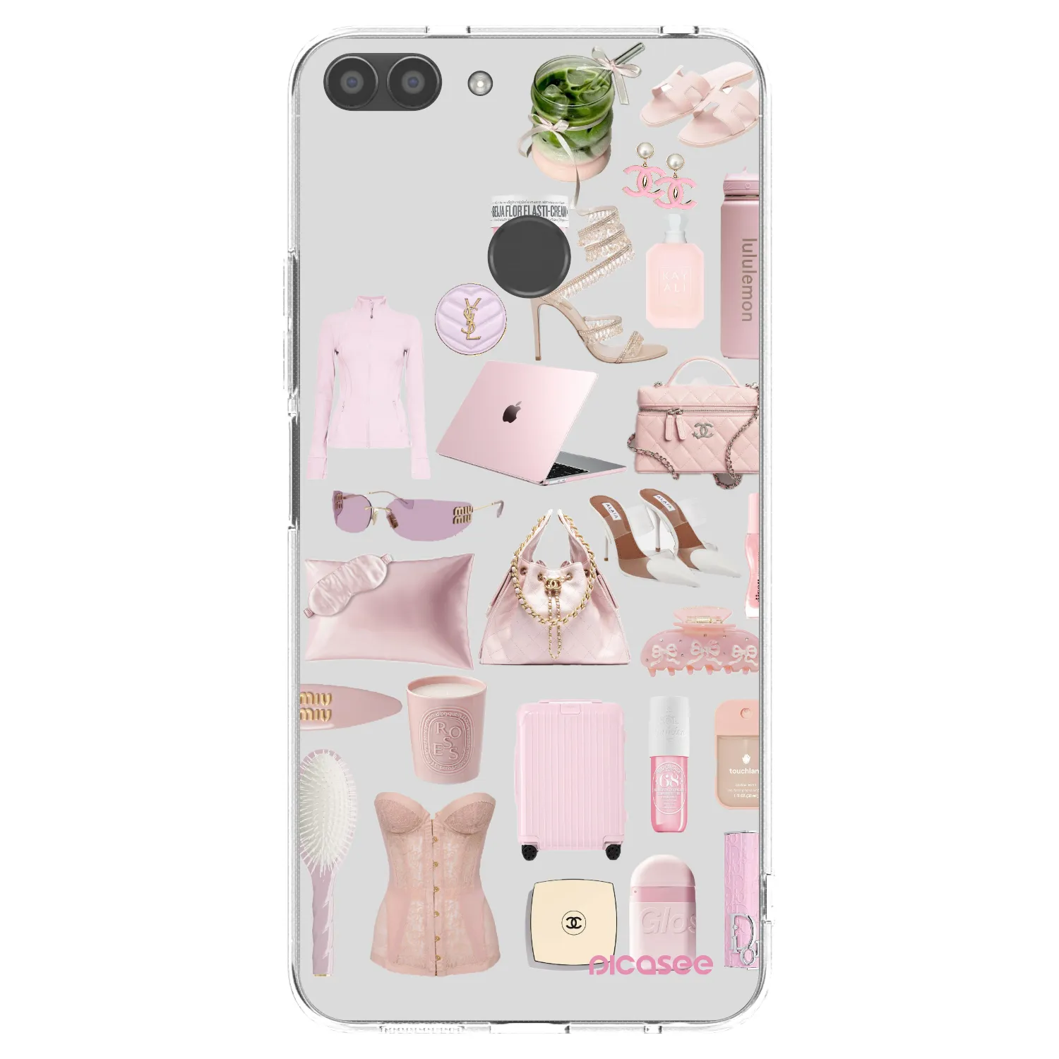 Picasee Huawei P Smart Hülle - Transparentes Silikon - Glam Babe