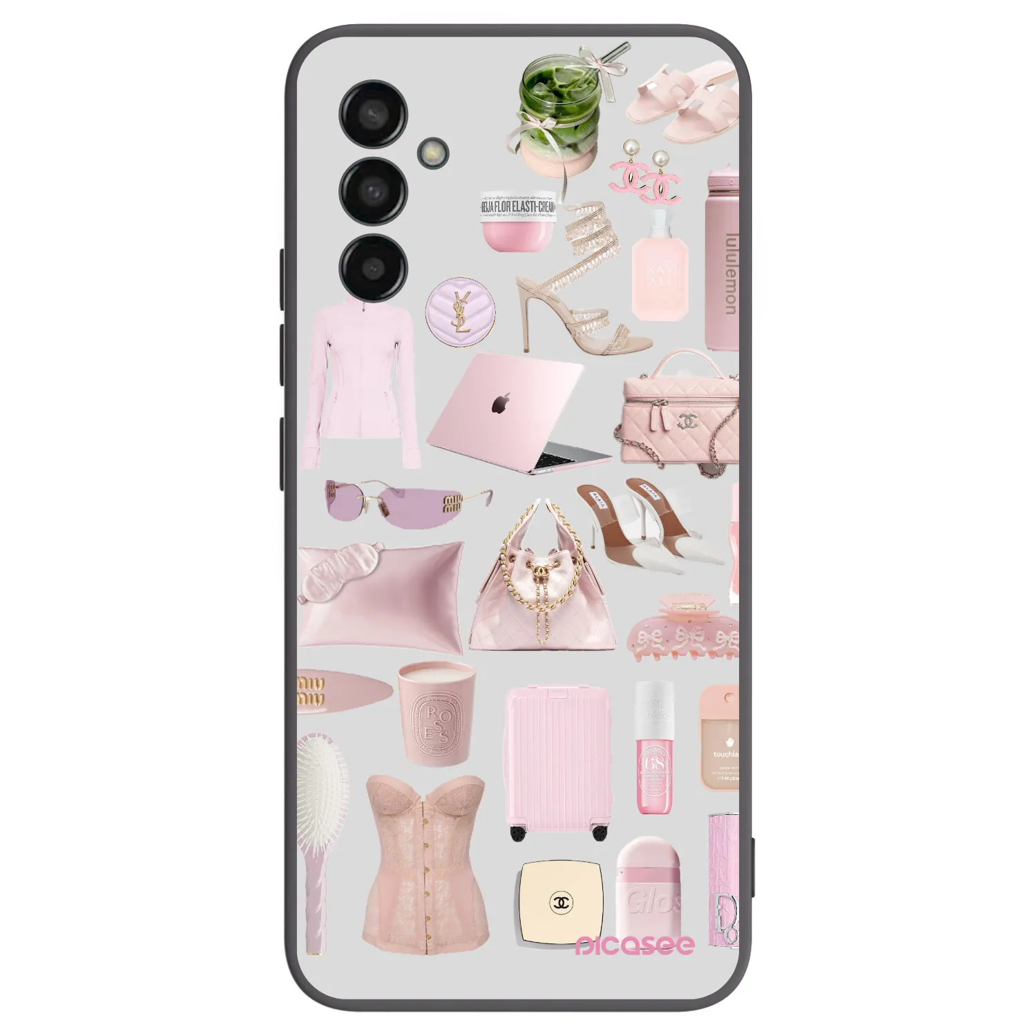 Picasee Samsung Galaxy M13 M135F Hülle - Schwarzes Silikon - Glam Babe