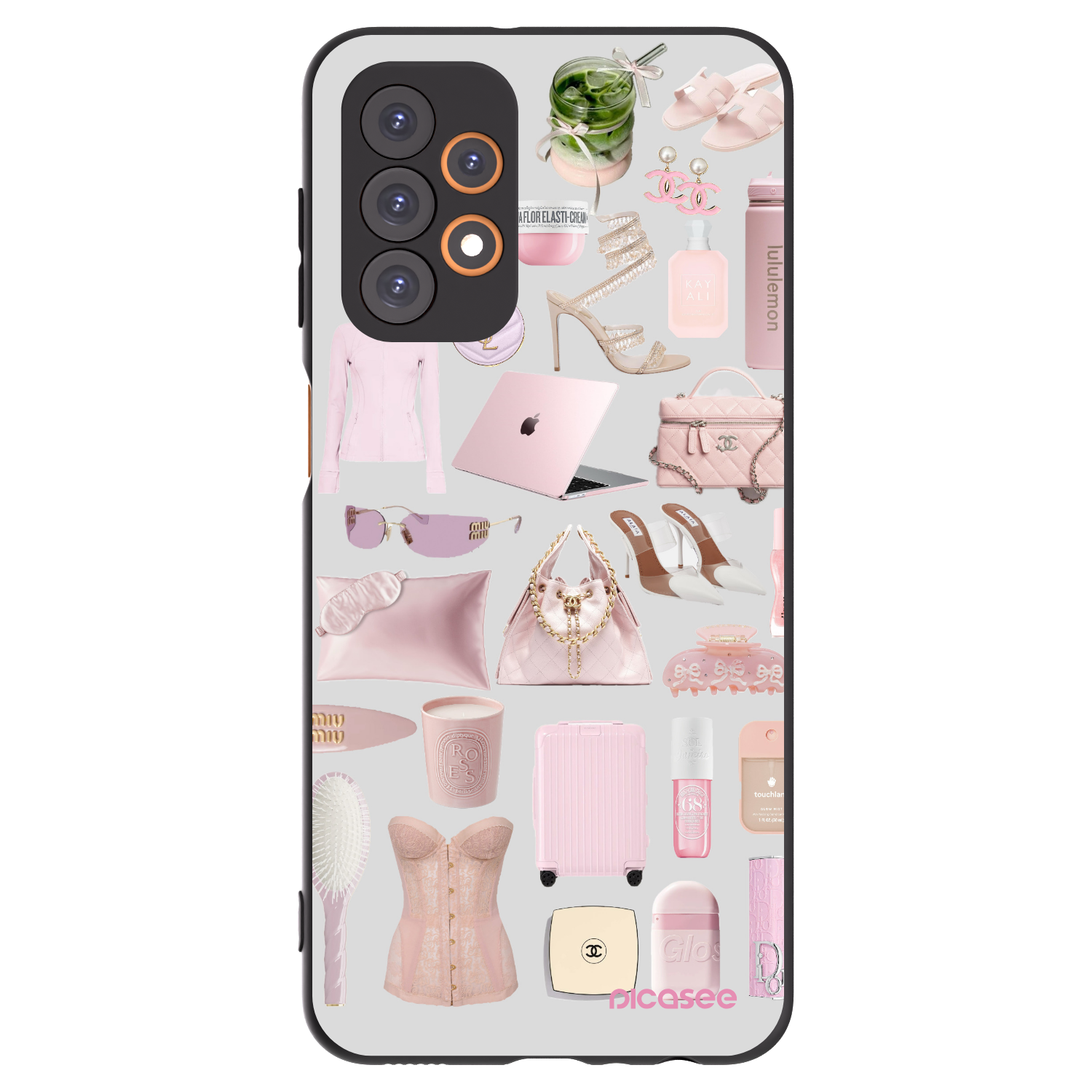 Picasee Samsung Galaxy A23 A236B 5G Hülle - Schwarzes Silikon - Glam Babe
