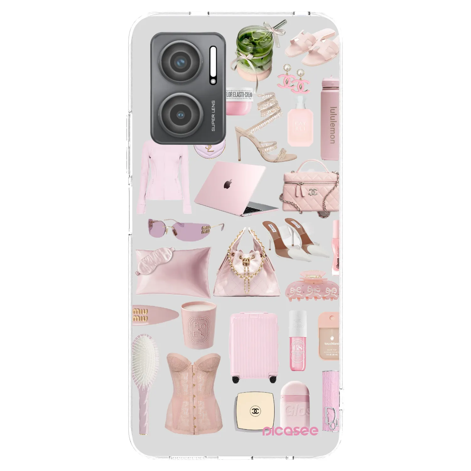 Picasee Xiaomi Redmi 10 5G Hülle - Transparentes Silikon - Glam Babe