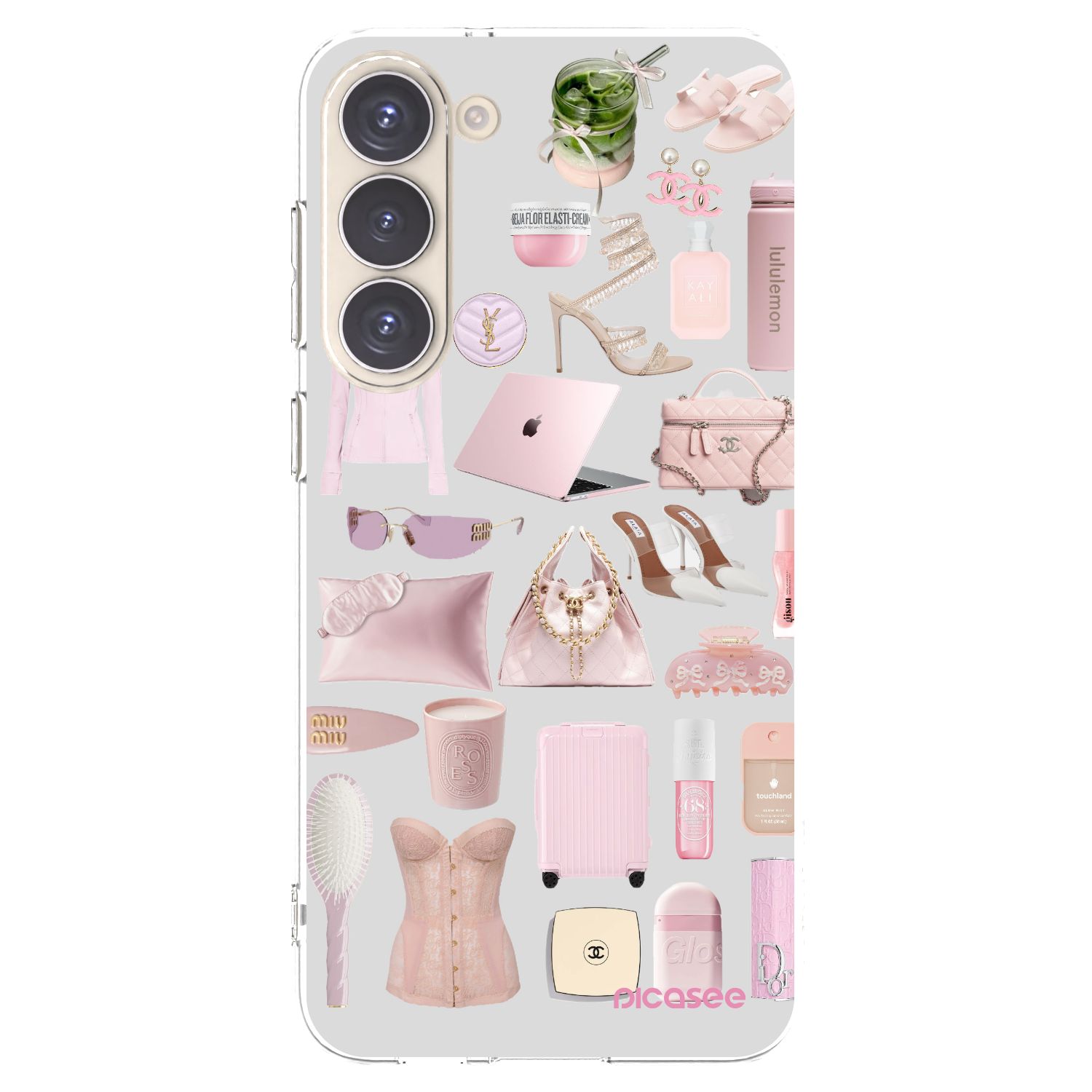 Picasee Samsung Galaxy S23+ 5G Hülle - Transparentes Silikon - Glam Babe