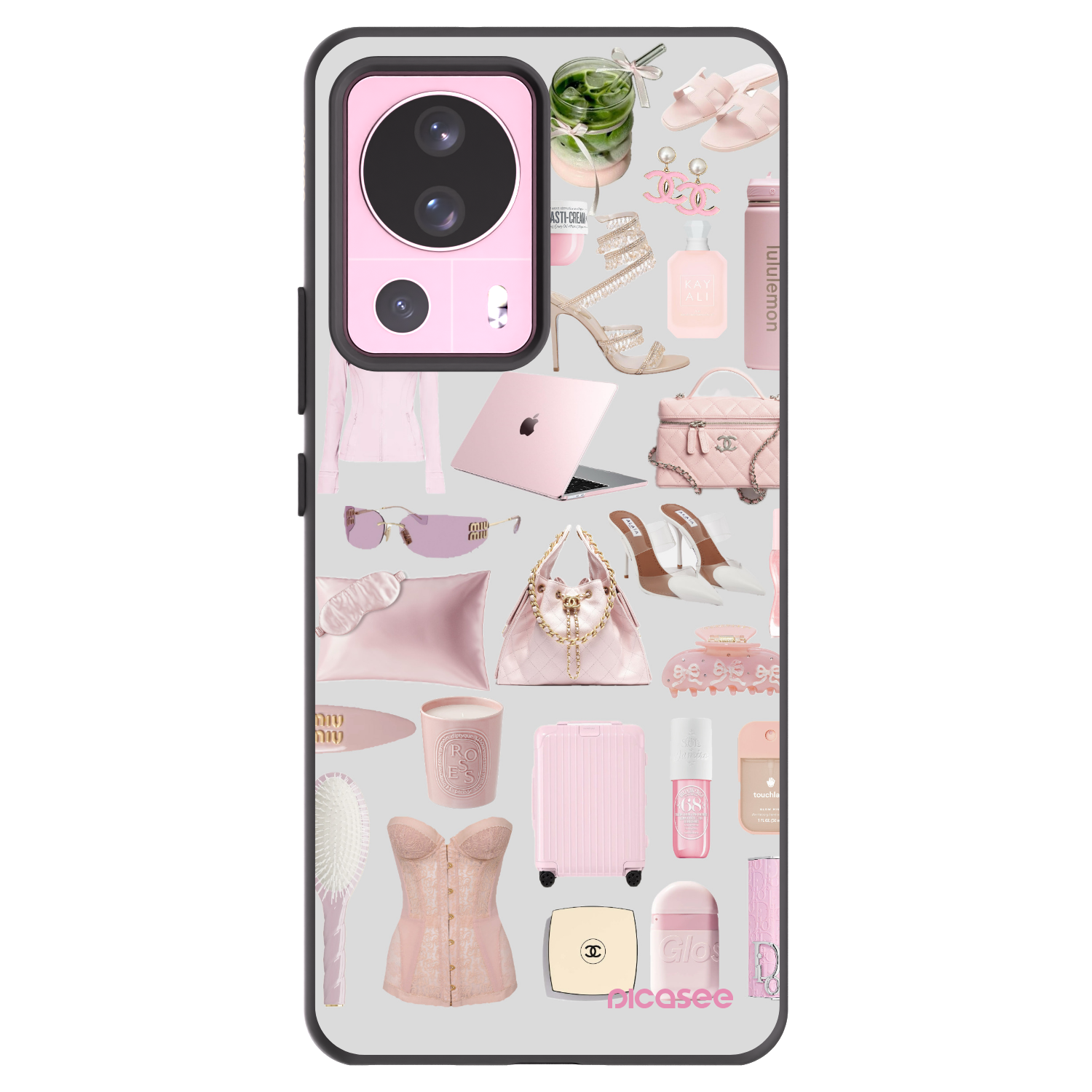 Picasee Xiaomi 13 Lite Hülle - Schwarzes Silikon - Glam Babe