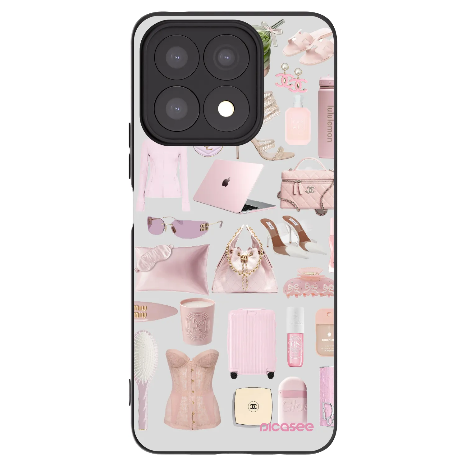 Picasee Honor X8a Hülle - Schwarzes Silikon - Glam Babe