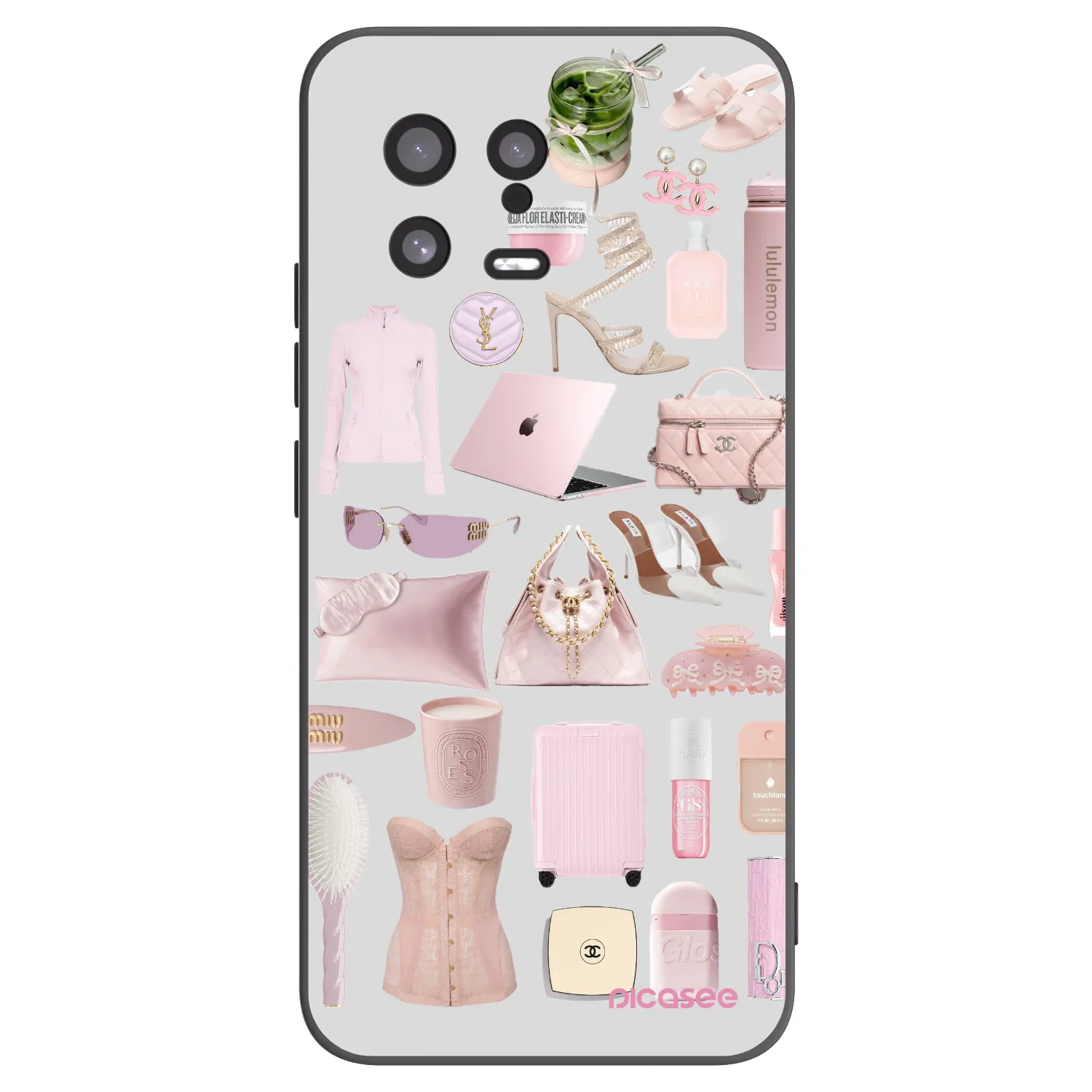 Picasee Xiaomi 13 Hülle - Schwarzes Silikon - Glam Babe